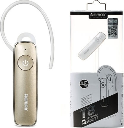 Remax RB-T8 Earbud Bluetooth хендсфри Слушалка Златист
