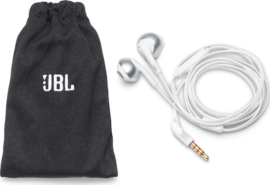 JBL Tune 205 Earbuds Handsfree with 3.5mm Connector Silver
