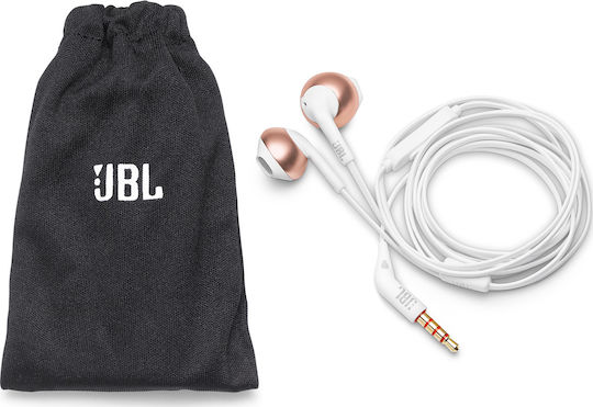 JBL Tune 205 Earbuds Handsfree with 3.5mm Connector Rose Gold