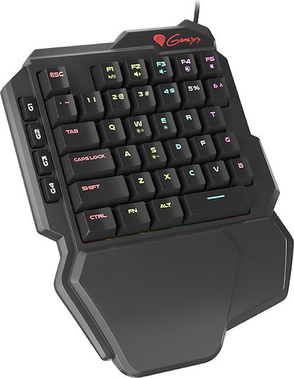 Genesis Thor 100 Gaming KeyPad mit Outemu Rot Schaltern und RGB-Beleuchtung (Englisch US)