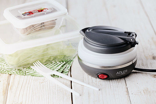 Adler Βραστήρας Ταξιδίου 600ml 750W Λευκός