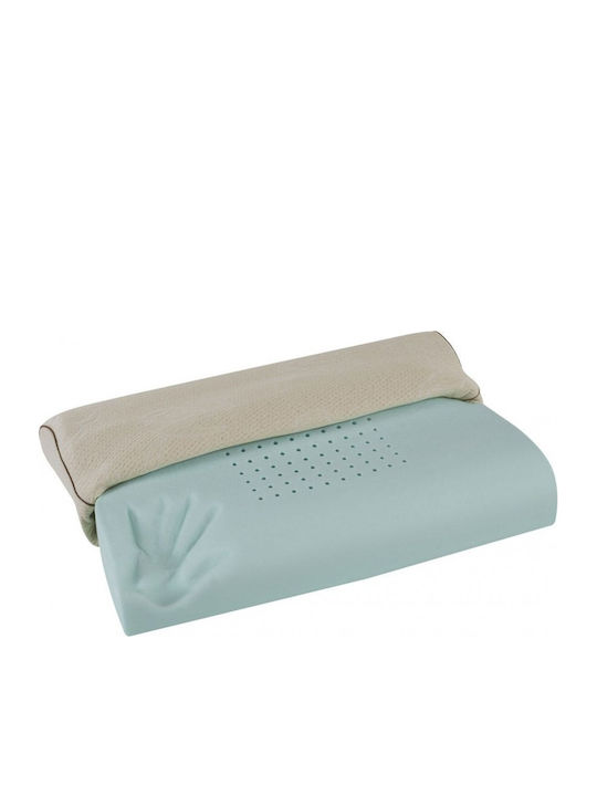 Magniflex Toscana Cotton Deluxe Wave Μαξιλάρι Ύπνου Memory Foam 43x63x11cm