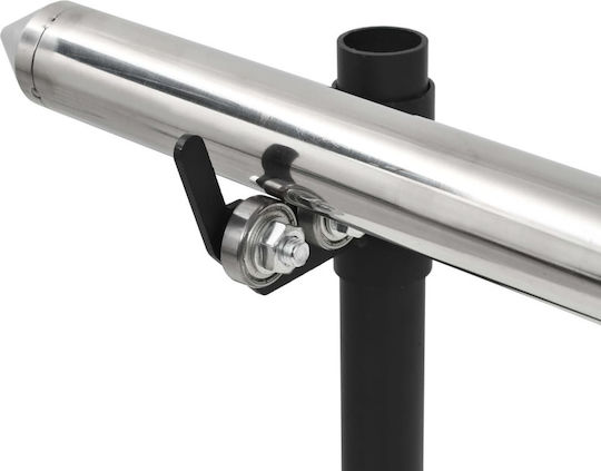 vidaXL Inox Barbecue Spit for Lamb with Motor 207cm