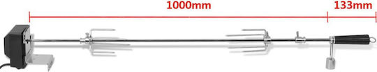 vidaXL Σούβλα Ψησταριάς με Μοτέρ 100cm