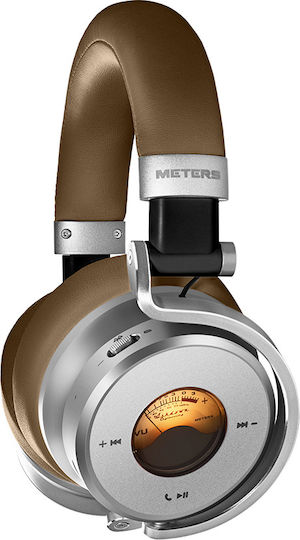 Meters OV-1B Ασύρματα Bluetooth Over Ear Ακουστικά Καφέ