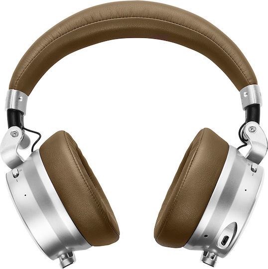 Meters OV-1B Ασύρματα Bluetooth Over Ear Ακουστικά Καφέ