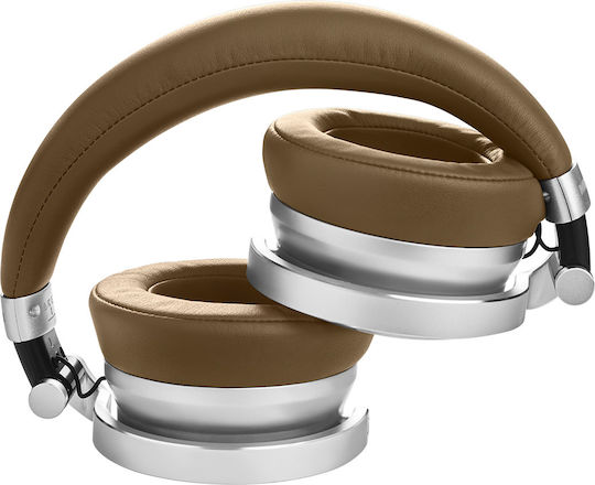Meters OV-1B Ασύρματα Bluetooth Over Ear Ακουστικά Καφέ