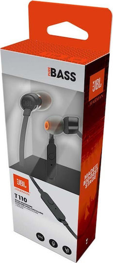 JBL T110 In-ear Handsfree with 3.5mm Connector Black