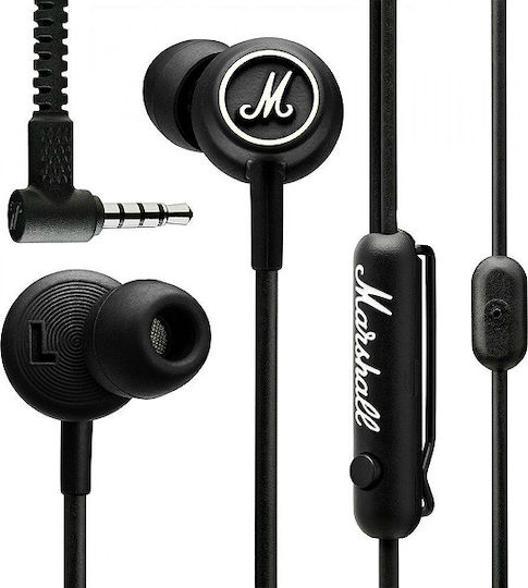 Marshall Mode In-ear Handsfree με Βύσμα 3.5mm Μαύρο