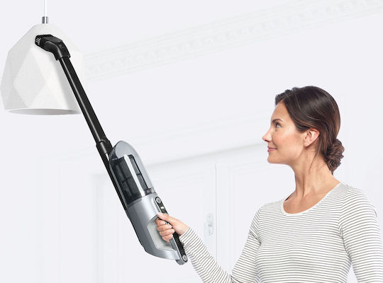 Bosch Flexxo Прахосмукачка 2 в 1 Stick & Ръчна Сива