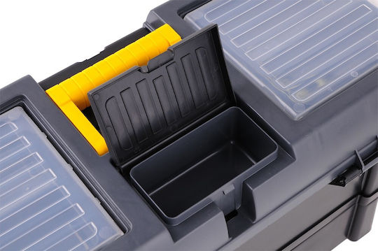Vorel Hand Tool Case Plastic with Tobacco Case Dimensions: W52.5xD25.6xH24.6cm