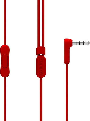 Remax RM-515 In-ear Handsfree με Βύσμα 3.5mm Κόκκινο