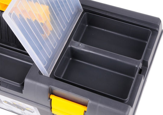 Vorel Hand Tool Case Plastic with Tobacco Case Dimensions: W52.5xD25.6xH24.6cm