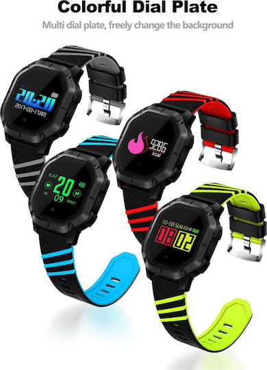 Colmi K5 Smartwatch με Παλμογράφο (Μαύρο)