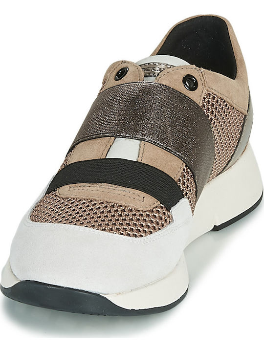 D Suzzie Anatomic Women's Leather Slip-Ons Beige