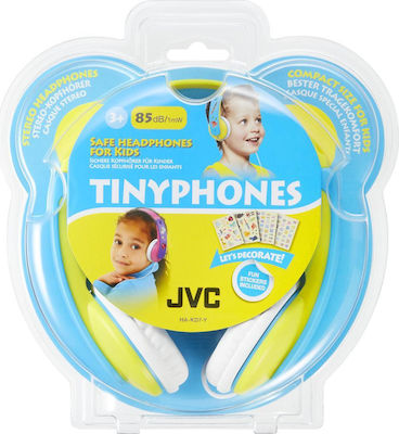 JVC HA-KD7 Ενσύρματα On Ear Παιδικά Ακουστικά Κίτρινα
