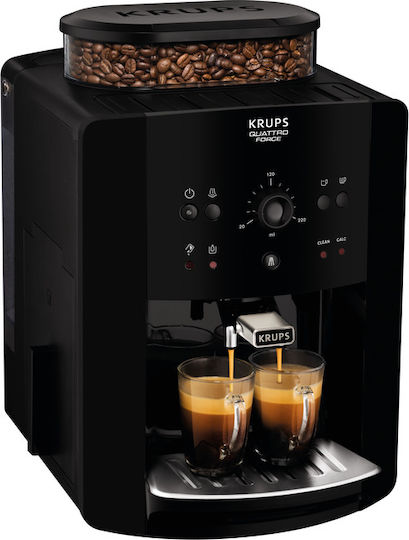 Krups Automatic Espresso Machine with Grinder 15bar Black