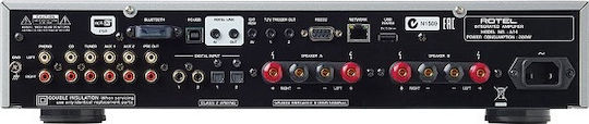Rotel A14 Black Integrated Hi-Fi Amplifier Stereo 80W/8Ω Black