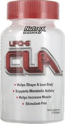 Nutrex Lipo 6 CLA Συμπλήρωμα Διατροφής 45 μαλακές κάψουλες