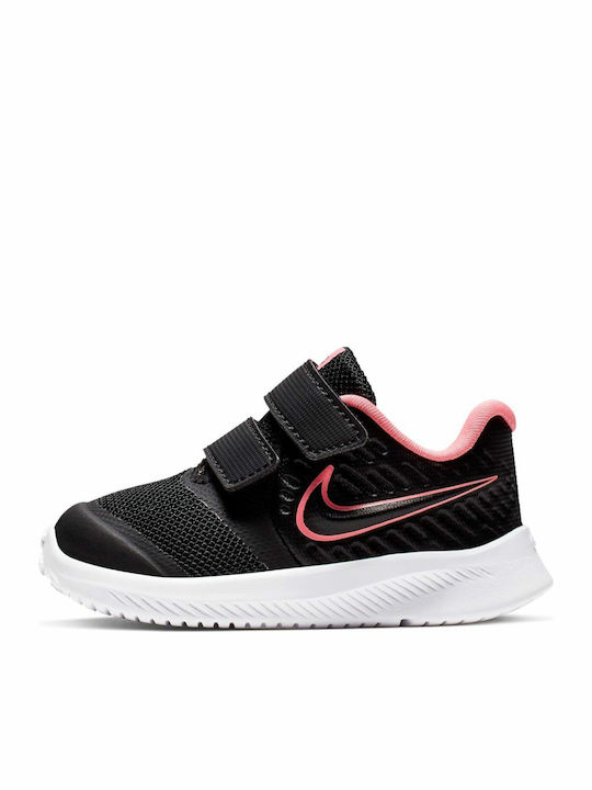 Star Runner Runner Star 2 Kids Sports Shoes Running with Hoop & Loop Closure Black