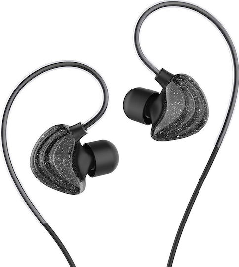 UiiSii CM5 In-Ear Freihändig Kopfhörer mit Stecker 3.5mm Schwarz