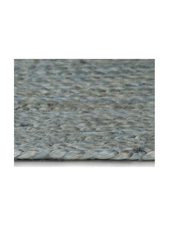 vidaXL Handmade Rug Round Wicker Green