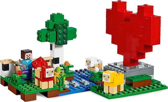 LEGO Minecraft The Wool Farm for 7+ Years 260 Pieces
