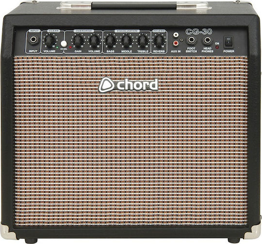 Chord CG-30 Combo Amplifier for Electric Guitar 1 x 10" 30W Black