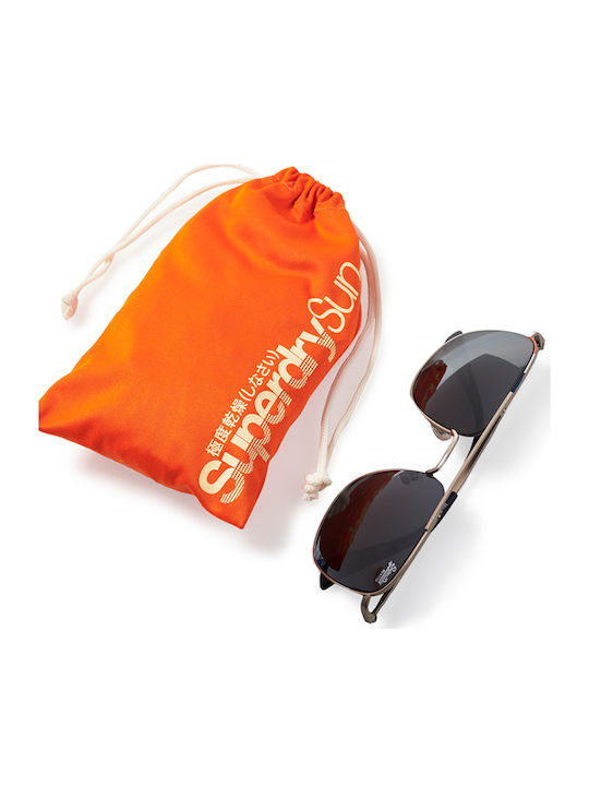 Superdry Sdr Glacius Men's Sunglasses with Silver Metal Frame M97196IT-D2R