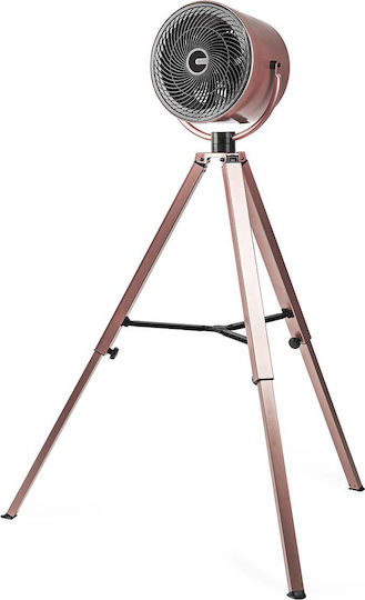 Nedis Tripod Fan Ανεμιστήρας Ορθοστάτης 45W Διαμέτρου 25cm Ροζ
