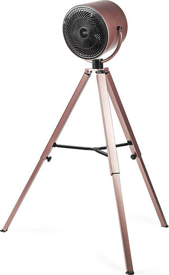 Nedis Tripod Fan Ανεμιστήρας Ορθοστάτης 45W Διαμέτρου 25cm Ροζ