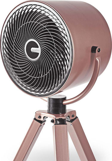 Nedis Tripod Fan Ανεμιστήρας Ορθοστάτης 45W Διαμέτρου 25cm Ροζ