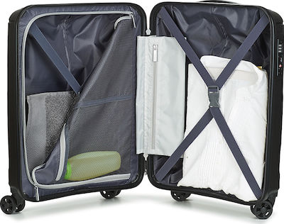 American Tourister Sunside Spinner Kabinenreisekoffer Hartschalen Schwarz mit 4 Räder Höhe 55cm