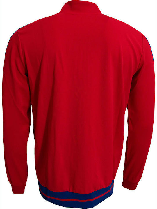 Russell Athletic Men's Sweatshirt Jacket with Pockets Red