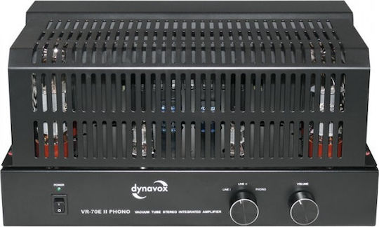 Dynavox Λαμπάτος Ολοκληρωμένος Ενισχυτής Hi-Fi Stereo VR-70E II Phono Tube Μαύρος