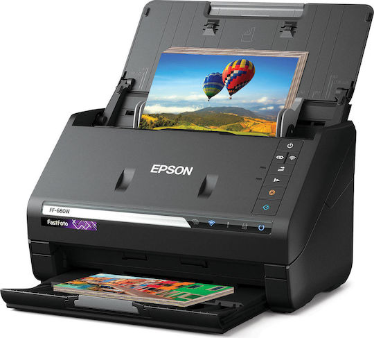 Epson FastFoto FF-680W Sheetfed (Τροφοδότη χαρτιού) Scanner Photo με WiFi