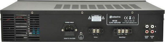 Adastra RS120 Τελικός Ενισχυτής Εγκαταστάσεων 120W/8Ω 120W/100V 953.120UK
