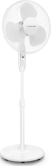 Trotec TVE 25 S Вентилатор Стоящ Мощност 40W Диаметър На Вентилатора 40cm С Дистанционно Бял