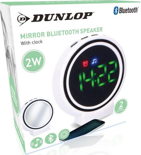 Dunlop Mirror Bluetooth Speaker Bluetooth Speaker 2W White