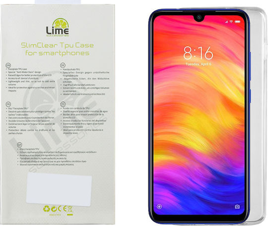 Back Cover Σιλικόνης Διάφανο (Redmi Note 7 / 7 Pro)