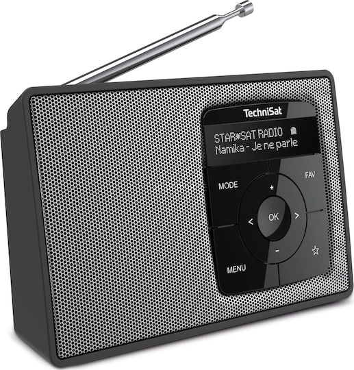 Technisat DigitRadio 2 Φορητό Ραδιόφωνο DAB+ με Bluetooth Μαύρο