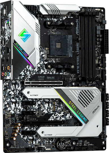 ASRock X570 Steel Legend Motherboard ATX με AMD AM4 Socket