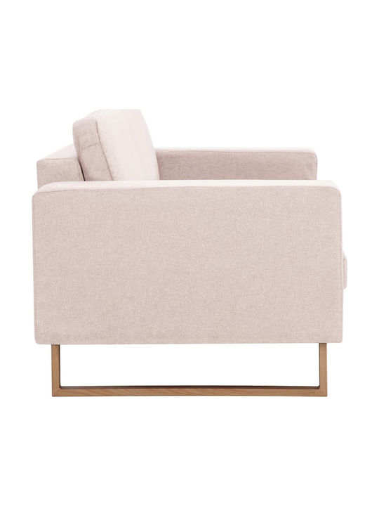 Canapea Cu Trei Locuri Ecru 200x82x75cm