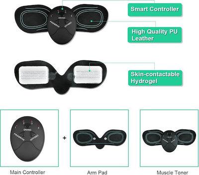 Smart Fitness SL1001 EMS Dispozitiv Portabil de Gimnastică Pasivă pentru Abdomen și Corp