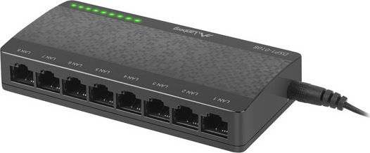 Lanberg DSP1-0108 Unmanaged L2 Switch με 8 Θύρες Ethernet