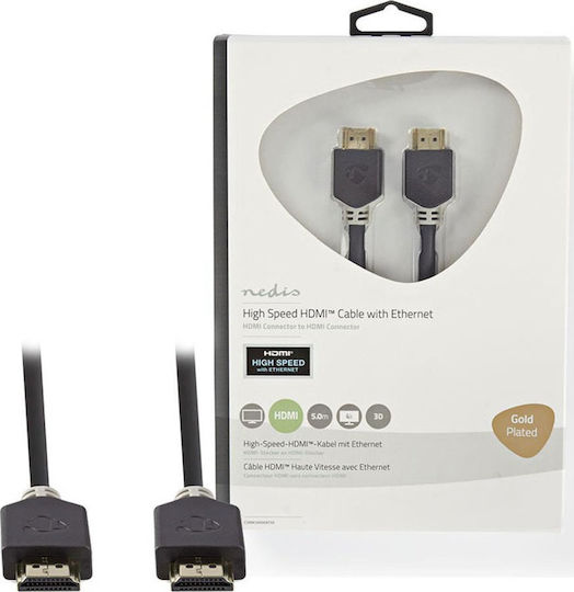 Nedis HDMI 1.4 High Speed 1080p 120Hz Cable HDMI Male - HDMI Male 5m Black