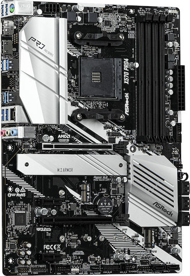 ASRock X570 Pro4 Mainboard ATX mit AMD AM4 Sockel