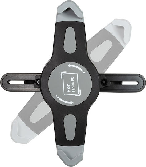 LogiLink Tablet Back Seat Car Holder Car Mobile Mount with Adjustable Hooks Black