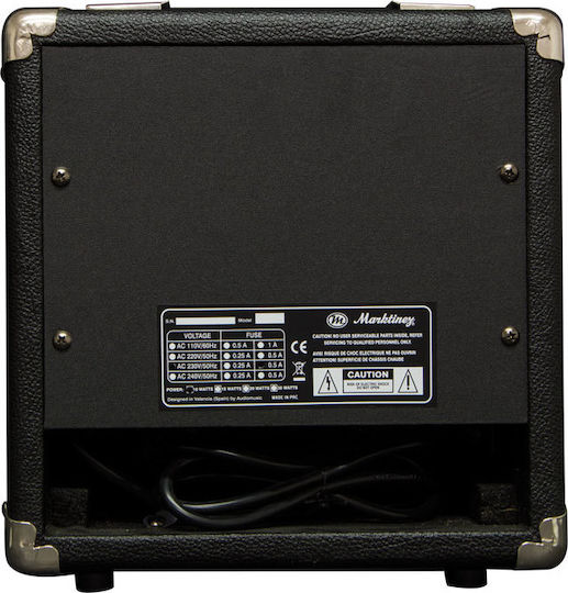 Marktinez MG 20 Combo Ενισχυτής Ηλεκτρικής Κιθάρας 1 x 6.5" 10W Μαύρος