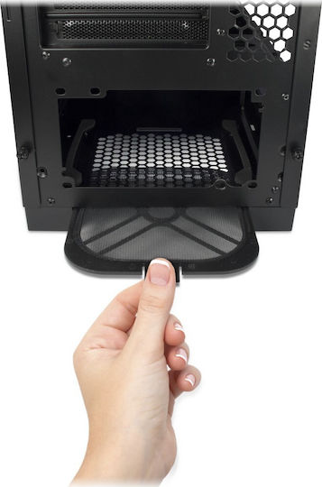 Inter-Tech X-908 Infini2 Gaming Midi Tower Κουτί Υπολογιστή με Πλαϊνό Παράθυρο και RGB Φωτισμό Μαύρο